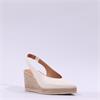 Unisa Decia Pointed Slingback Espadrille - Ivory Leather
